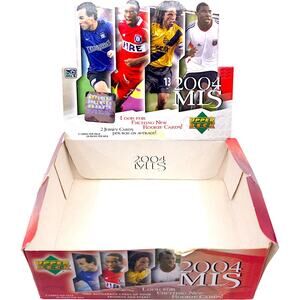 2004 Upper Deck MLS Soccer Trading Card Box Display *No Packs*